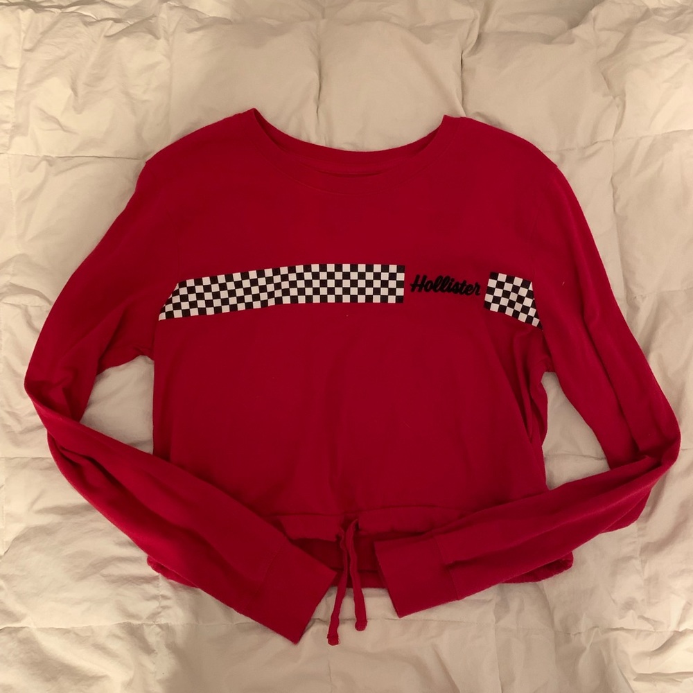 hollister cinched waist shirt